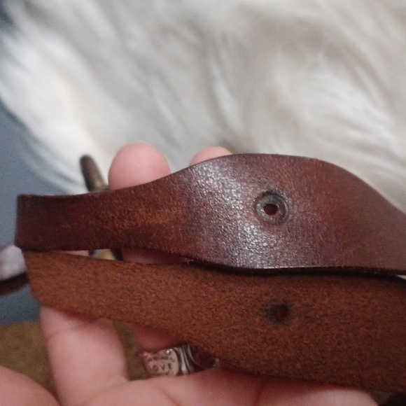 Leather  boho Fina Firenze  crossbody - Picture 7 of 16